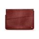 Leather sleeve for 11' laptop - Griffe 1 - Autruche ciliegia
