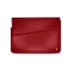 Housse cuir pour ordinateur portable 8' - Griffe 1 - Rouge ( Nappa - Pantone 199C ) 
