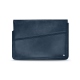 ノートPC、8インチ用レザーケース - Griffe 1 - Jean vintage ( Roughtcut - Pantone 285U  ) 