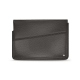 Leather sleeve for 8' laptop - Griffe 1 - Anthracite ( Pantone 424C ) 