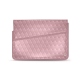 Custodia in pelle per computer portatile 8' - Griffe 1 - Rose - Couture ( Nappa - Pantone 2365C ) 