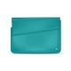 Leather sleeve for 8' laptop - Griffe 1 - Bleu fluo