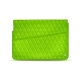 Funda de piel para ordenador portatil 8' - Griffe 1 - Vert fluo - Couture