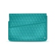 Funda de piel para ordenador portatil 8' - Griffe 1 - Bleu fluo - Couture