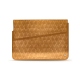 Funda de piel para ordenador portatil 8' - Griffe 1 - Or Maïa - Couture