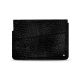 ノートPC、8インチ用レザーケース - Griffe 1 - Autruche nero
