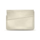 Leather sleeve for 8' laptop - Griffe 1 - Blanc escumo
