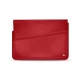 Leather sleeve for 8' laptop - Griffe 1 - Rouge troupelenc