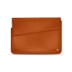 Leather sleeve for 8' laptop - Griffe 1 - Orange vibrant