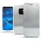 Housse cuir Samsung Galaxy S9 - Platinium ( Pantone 877C ) 