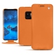 Housse cuir Samsung Galaxy S9 - Orange ( Nappa - Pantone 1495U ) 