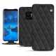 Lederschutzhülle Samsung Galaxy S9 - Noir - Couture ( Nappa - Black ) 