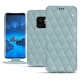 Funda de piel Samsung Galaxy S9 - Bleu ciel - Couture ( Nappa - Pantone 277C ) 