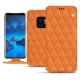 Samsung Galaxy S9 leather case - Orange - Couture ( Nappa - Pantone 1495U ) 