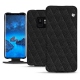 Custodia in pelle Samsung Galaxy S9 - Ebène - Couture ( Sleek P C12 - Black ) 
