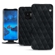 Samsung Galaxy S9 leather case - Dark vintage - Couture
