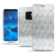 Custodia in pelle Samsung Galaxy S9 - Platinium - Couture
