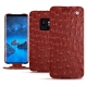 Housse cuir Samsung Galaxy S9 - Autruche ciliegia