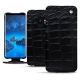 硬质真皮保护套 Samsung Galaxy S9 - Crocodile nero