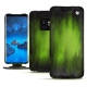 Housse cuir Samsung Galaxy S9 - Vert Patine