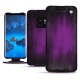 Funda de piel Samsung Galaxy S9 - Violet Patine