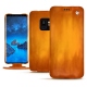 Capa em pele Samsung Galaxy S9 - Orange Patine