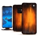 Capa em pele Samsung Galaxy S9 - Fauve Patine