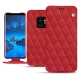 Housse cuir Samsung Galaxy S9 - Rouge troupelenc - Couture