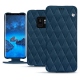 Custodia in pelle Samsung Galaxy S9 - Blu mediterran - Couture