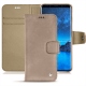 Housse cuir Samsung Galaxy S9 - Taupe vintage ( Pantone 7530C ) 