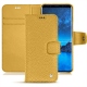 Samsung Galaxy S9 leather case - Mimosa ( Pantone 141C ) 