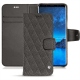 Samsung Galaxy S9 leather case - Anthracite - Couture ( Pantone 424C ) 