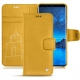 Samsung Galaxy S9 leather case - Jaune soulèu