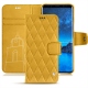Capa em pele Samsung Galaxy S9 - Jaune soulèu - Couture