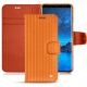 Housse cuir Samsung Galaxy S9 - Abaca arancio