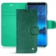 Samsung Galaxy S9 leather case - Crocodile pino
