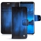 Housse cuir Samsung Galaxy S9 - Bleu Patine