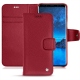 Housse cuir Samsung Galaxy S9 - Rouge passion