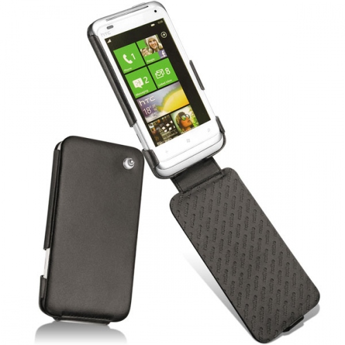 HTC Radar  leather case - Noir ( Nappa - Black ) 