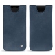 Custodia in pelle Samsung Galaxy S9 - Jean vintage ( Roughtcut - Pantone 285U  ) 