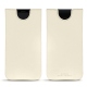 Pochette cuir Samsung Galaxy S9 - Blanc PU