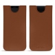 Samsung Galaxy S9 leather pouch - Marron PU