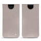 Samsung Galaxy S9 leather pouch - Taupe innocent