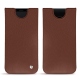 Samsung Galaxy S9 leather pouch - Marron délicat
