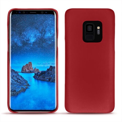 Capa em pele Samsung Galaxy S9Rouge ( Nappa - Pantone #d50032 ) 