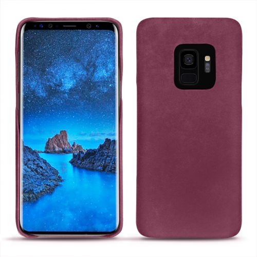 Capa em pele Samsung Galaxy S9Prune vintage ( Pantone #612434 ) 