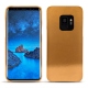 Coque cuir Samsung Galaxy S9 - Or Maïa ( Pantone 871C ) 