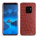 硬质真皮保护套 Samsung Galaxy S9 - Autruche ciliegia