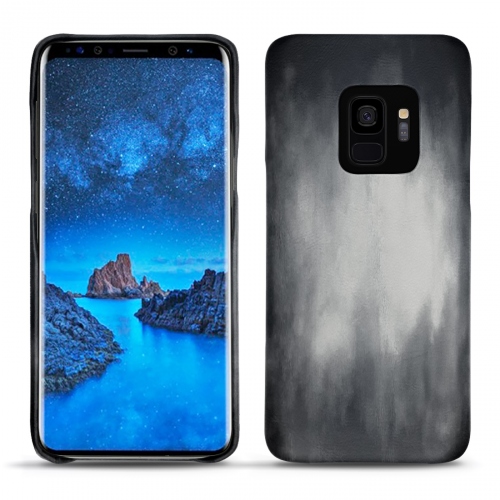 Samsung Galaxy S9 leather caseGris Patine