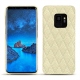 Funda de piel Samsung Galaxy S9 - Ivoire - Couture ( Sleek P C12 - White ) 